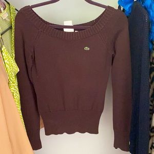 Brown sweater Lacoste